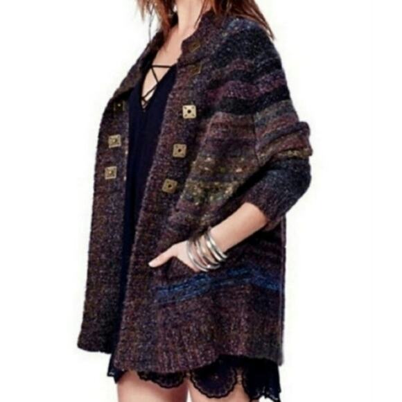 Free People Starlight Shadow Cardigan Sweater - Picture 7 of 7